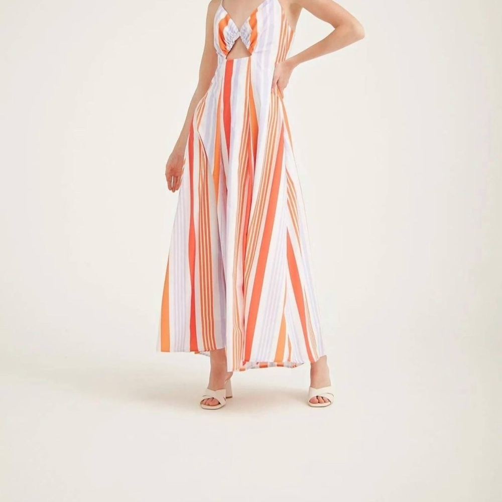 Silka
Women's Pink Jambo Stripes Dress